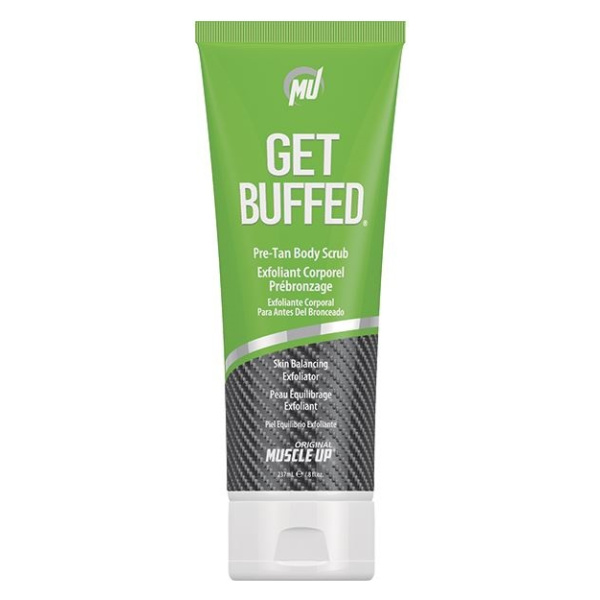 Get Buffed, Pre-Tan Body Scrub and Skin Balancing Exfoliator - 237 ml.