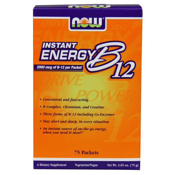 Vitamin B-12, Instant Energy - 75 packets