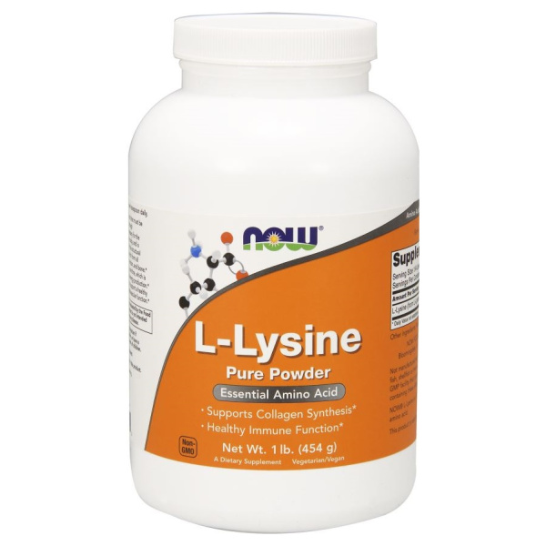 L-Lysine, 1000mg (Powder) - 454g