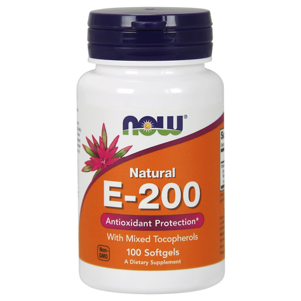 Vitamin E-200 - Natural (Mixed Tocopherols) - 100 softgels