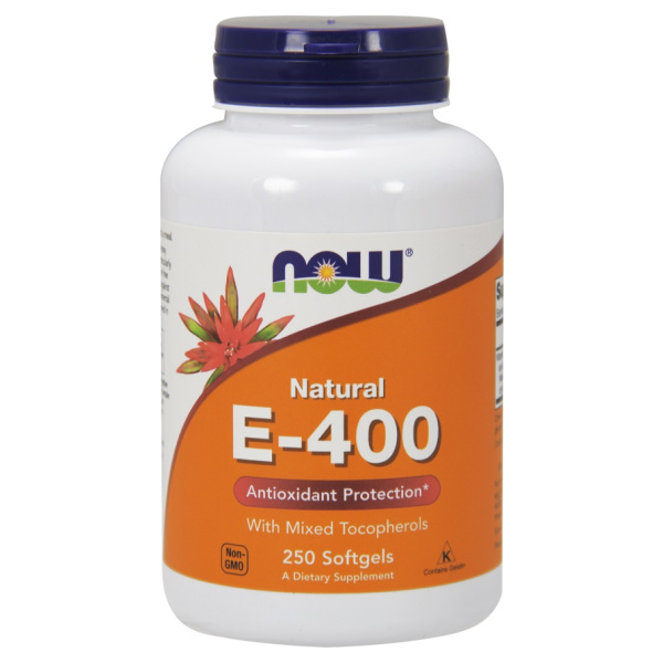 Vitamin E-400 - Natural (Mixed Tocopherols) - 250 softgels