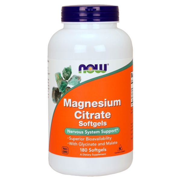 Magnesium Citrate Softgels - 180 softgels