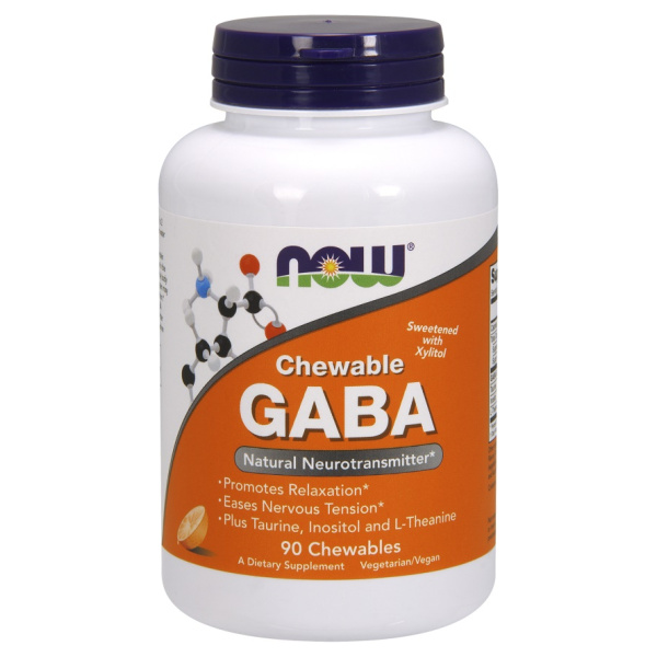 GABA Chewable with Taurine, Inositol and L-Theanine - 90 chewables