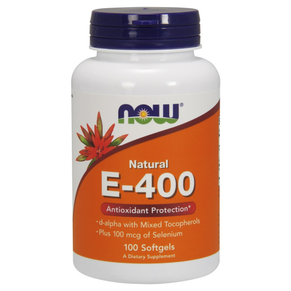 Vitamin E-400 IU with Selenium - 100 softgels