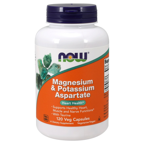 Magnesium & Potassium Aspartate with Taurine - 120 vcaps