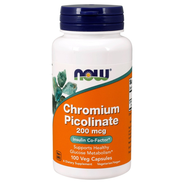 Chromium Picolinate, 200mcg - 100 vcaps