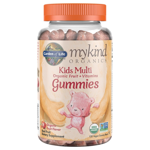 Mykind Kids Multi Gummies, Fruit Flavor - 120 vegan gummy bears