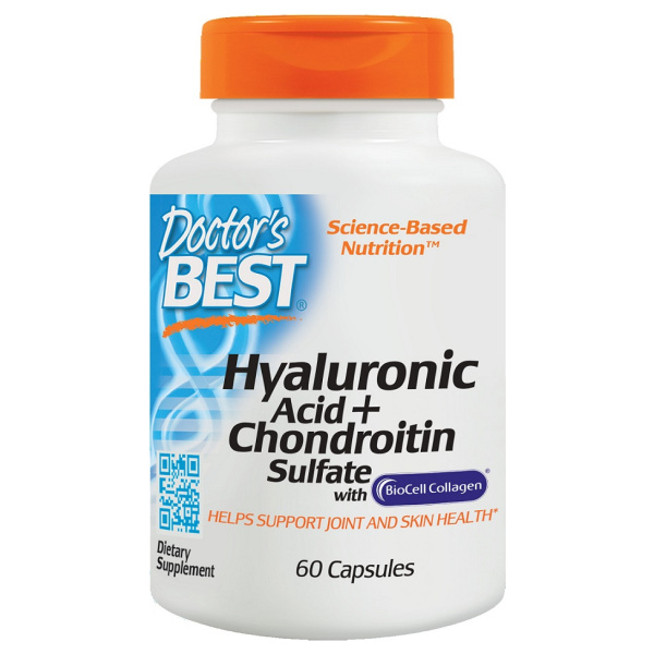 Hyaluronic Acid + Chondroitin Sulfate with BioCell Collagen - 60 caps