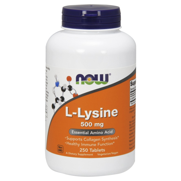 L-Lysine, 500mg - 250 tablets