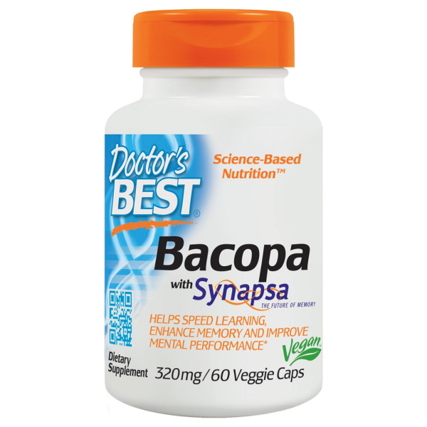 Bacopa with Synapsa, 320mg - 60 vcaps