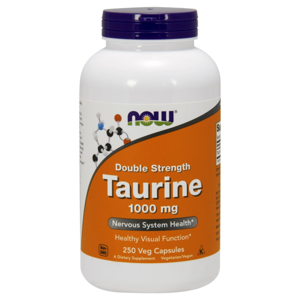 Taurine, 1000mg Double Strength - 250 vcaps