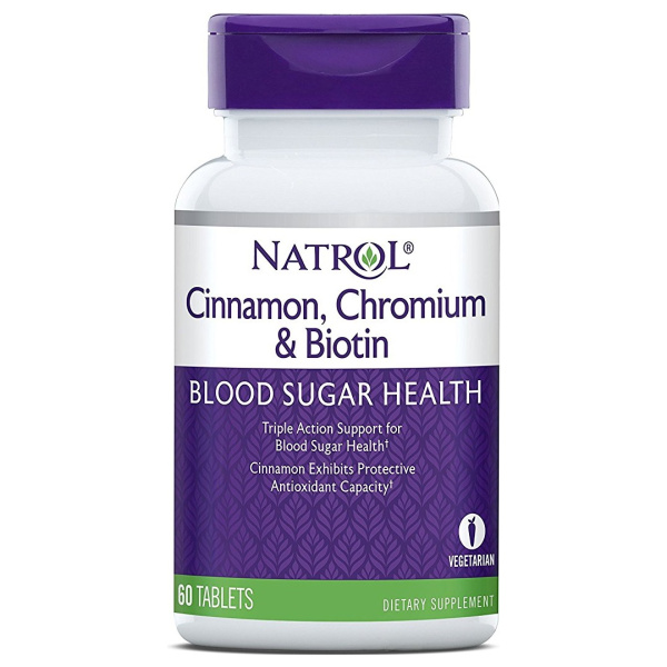 Cinnamon, Chromium & Biotin - 60 tabs