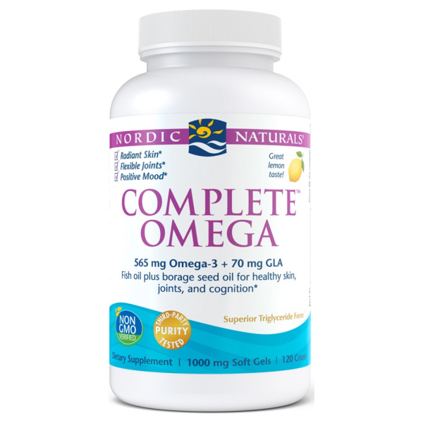 Complete Omega, 565mg Lemon - 120 softgels