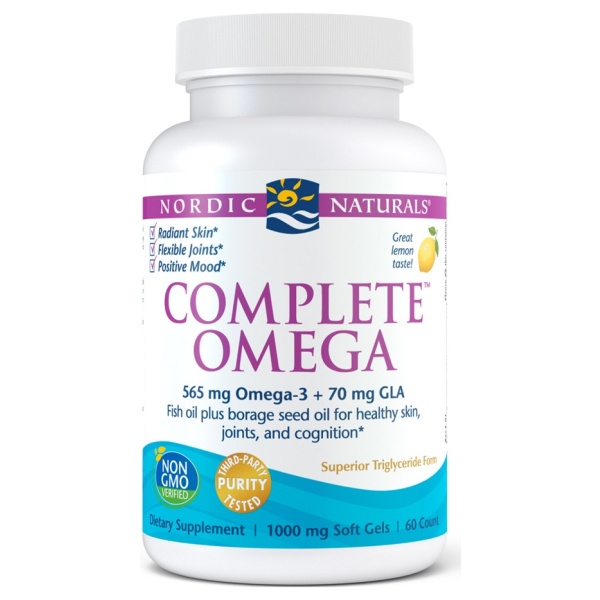 Complete Omega, 565mg Lemon - 60 softgels
