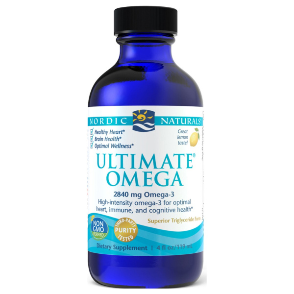 Ultimate Omega, 2840mg Lemon - 119 ml.
