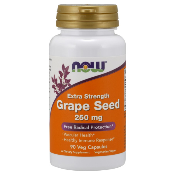 Grape Seed, 250mg Extra Strength - 90 vcaps