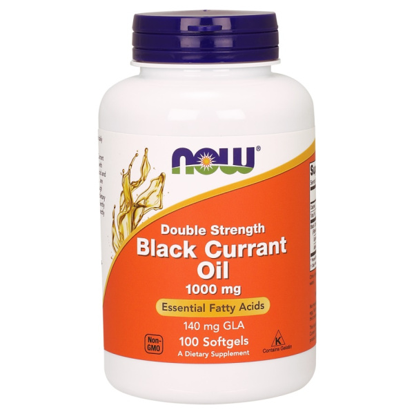 Black Currant Oil, 1000mg - 100 softgels