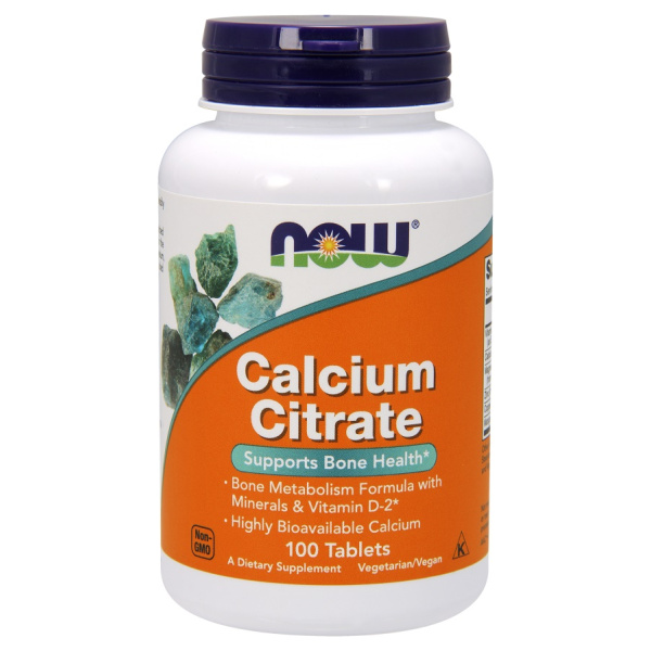 Calcium Citrate with Minerals & Vitamin D-2 - 100 tabs