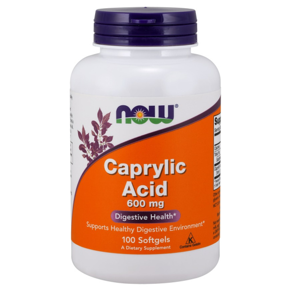 Caprylic Acid, 600mg - 100 softgels