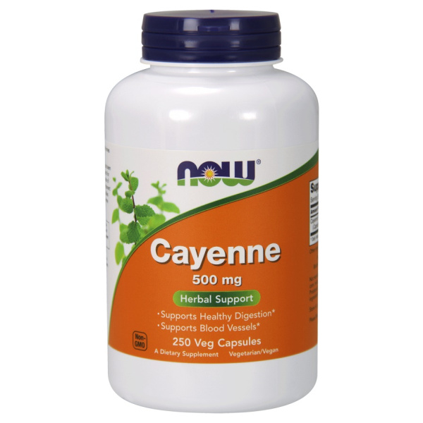 Cayenne, 500mg - 250 vcaps