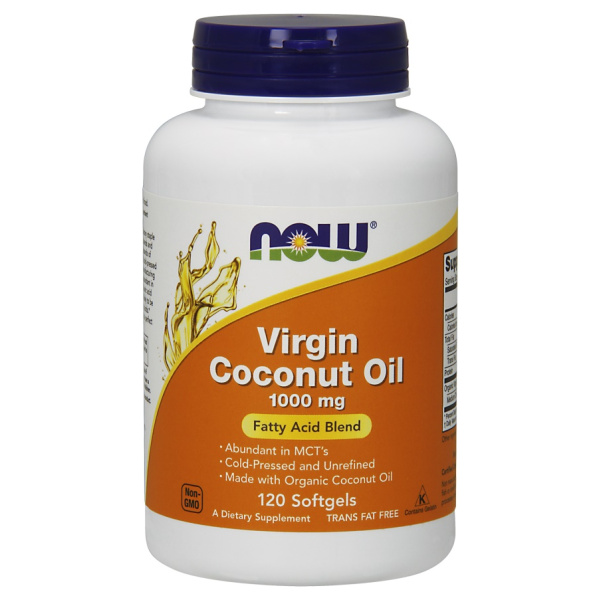 Virgin Coconut Oil, 1000mg - 120 softgels