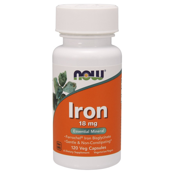 Iron, 18mg - 120 vcaps