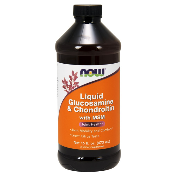 Glucosamine & Chondroitin with MSM Liquid - 473ml.