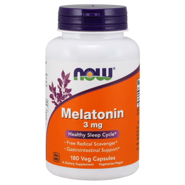 Melatonin, 3mg - 180 vcaps