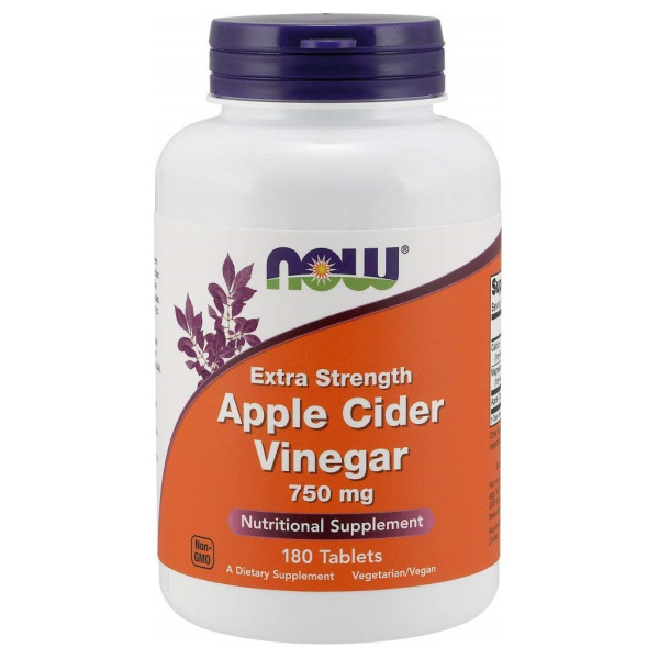 Apple Cider Vinegar, 750mg Extra Strength - 180 tabs