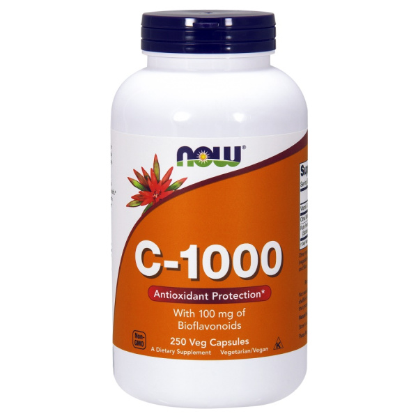 Vitamin C-1000 with 100mg Bioflavonoids - 250 vcaps