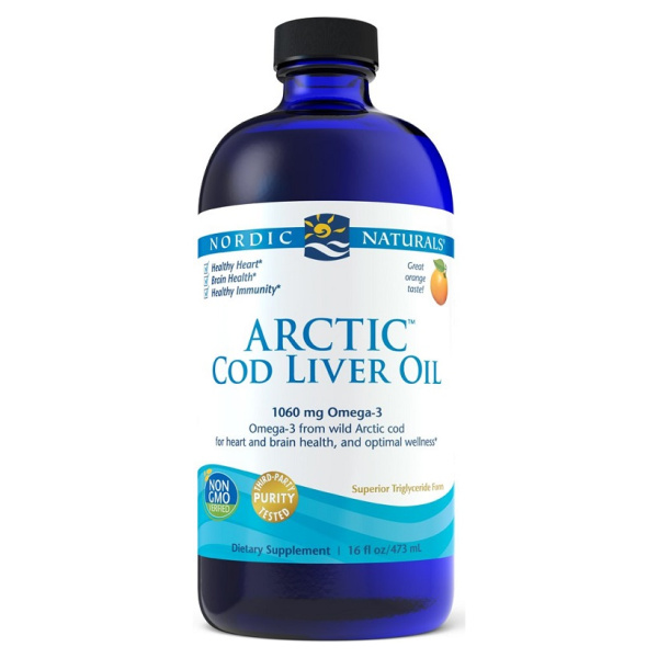 Arctic Cod Liver Oil, 1060mg Orange - 473 ml.