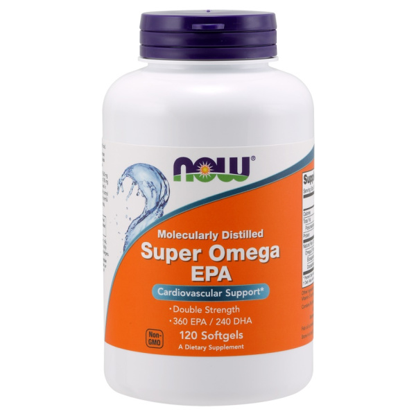 Super Omega EPA Molecularly Distilled - 120 softgels