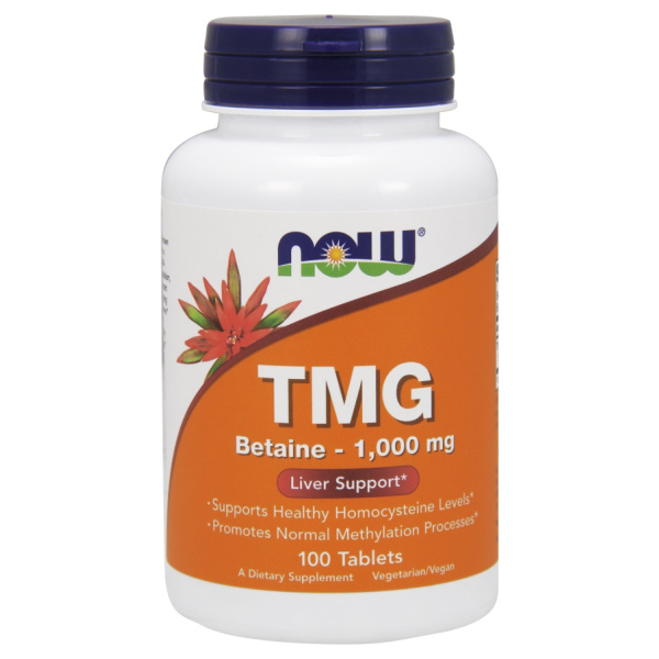 TMG (Trimethylglycine), 1000mg - 100 tabs
