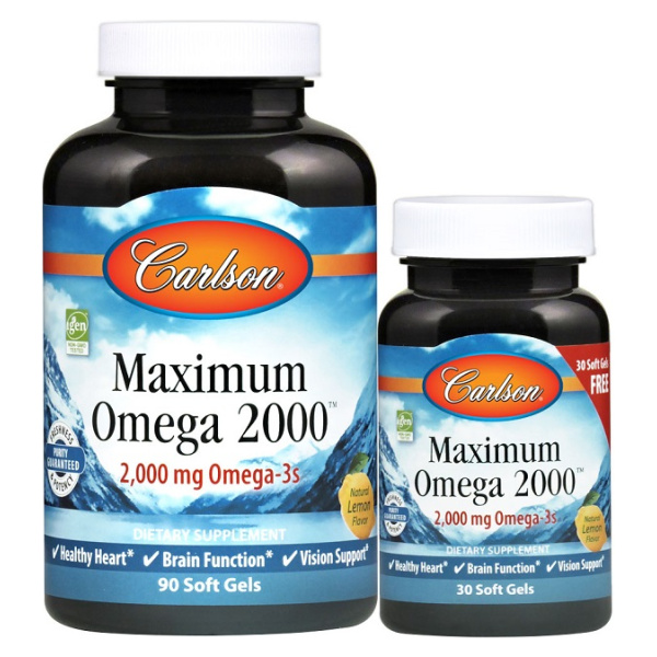 Maximum Omega 2000 - 90 + 30 softgels