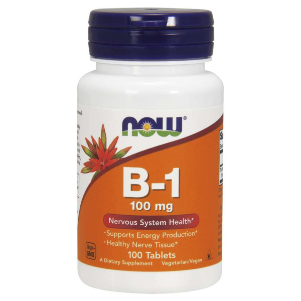 Vitamin B-1 Thiamine, 100mg - 100 tabs