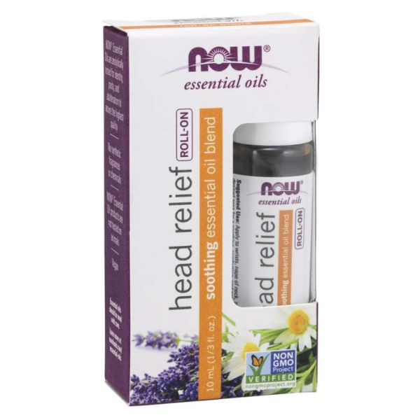 Essential Oil, Head Relief Blend Roll-On - 10 ml.