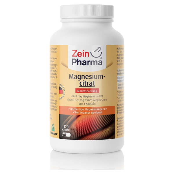 Magnesium Citrate, 680mg - 120 caps