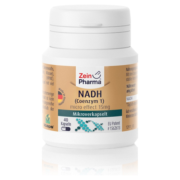 NADH (Coenzyme 1), 15mg - 40 caps