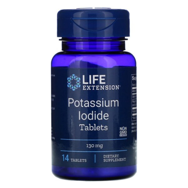 Potassium Iodide Tablets, 130mg - 14 tabs