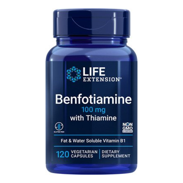 Benfotiamine with Thiamine, 100mg - 120 vcaps