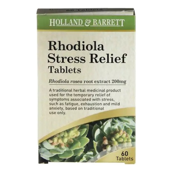 Rhodiola Stress Relief, 200mg - 60 tabs