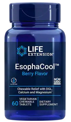 EsophaCool, Berry (EAN 737870203360) - 60 vegetarian chewable tabs