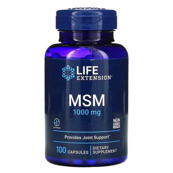 MSM, 1000mg - 100 caps