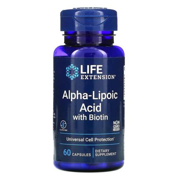 Alpha-Lipoic Acid with Biotin - 60 caps