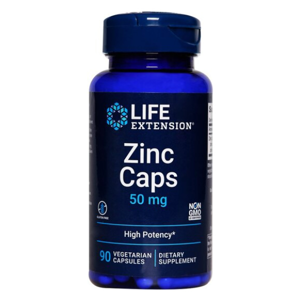 Zinc Caps, 50mg - 90 vcaps