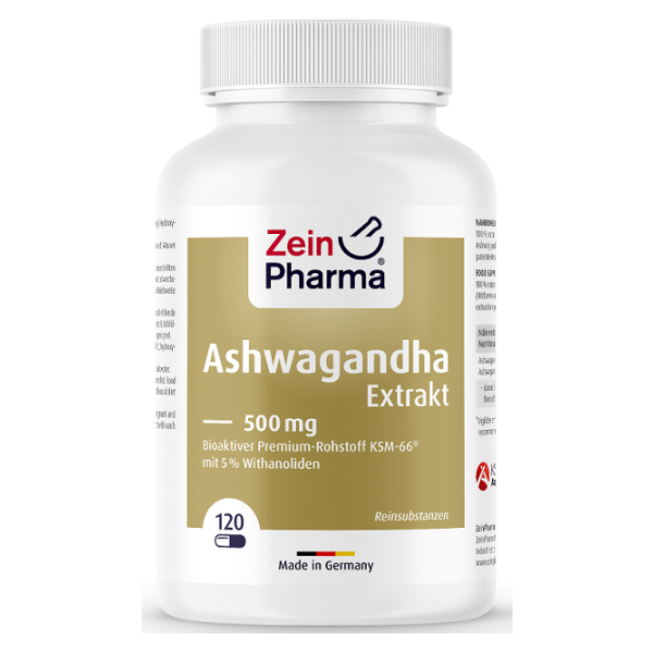 Ashwagandha Extract, 500mg - 120 caps