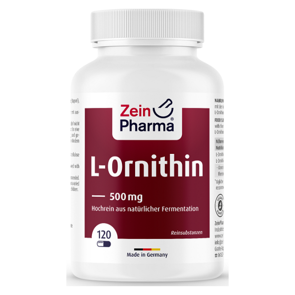 L-Ornithine, 500mg - 120 caps
