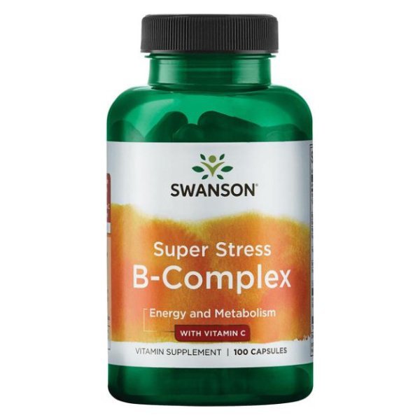 Super Stress B-Complex with Vitamin C - 100 caps
