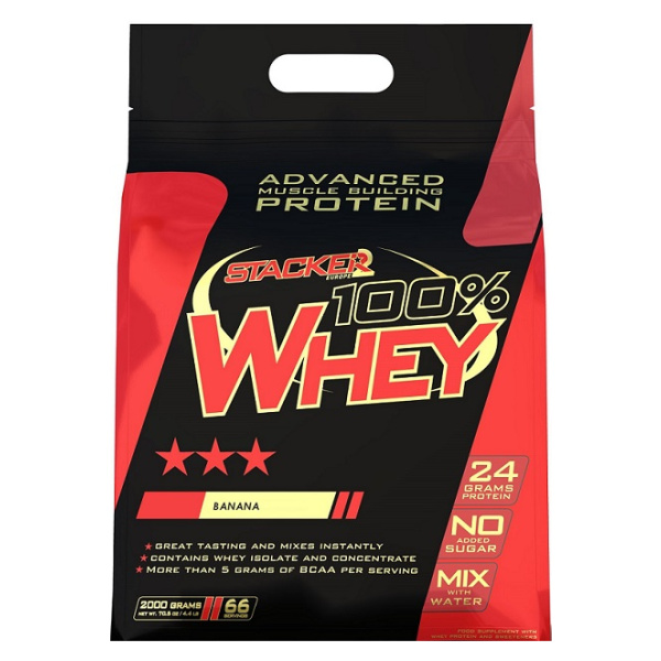 100% Whey, Banana - 2000g