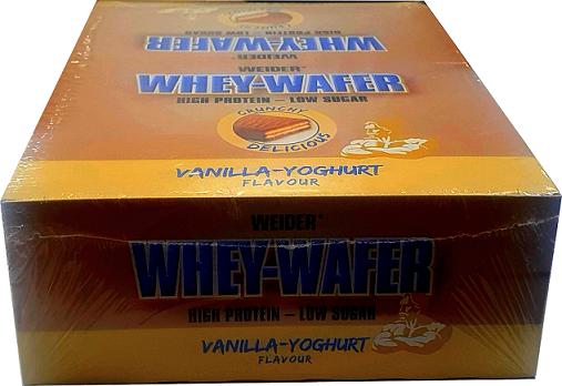 Whey-Wafer, Vanilla Yoghurt - 12 x 35g